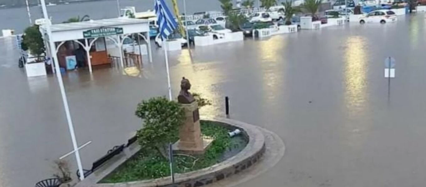 Σε κατάσταση έκτακτης ανάγκης κηρύχθηκε λόγω της κακοκαιρίας η Πάτμος